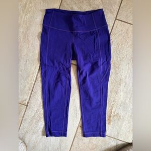 Athleta Cropped Leggings - Vibrant Purple